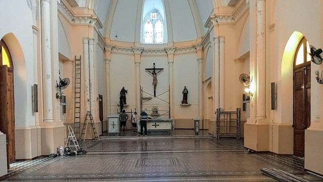 Paraná: trabajos de restauración en parroquia La Piedad