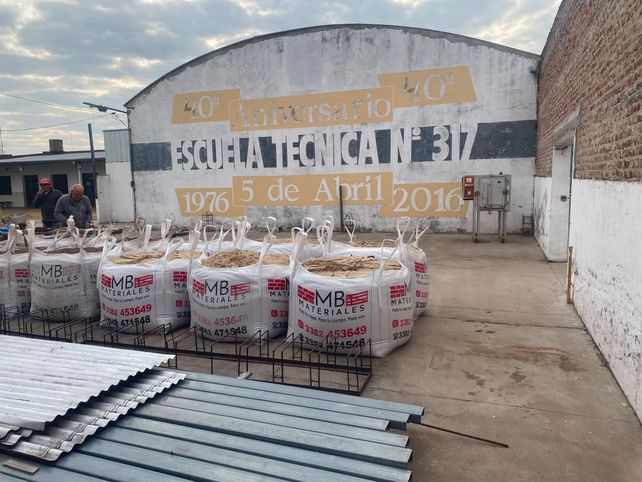 Comenzaron las obras de ampliación del taller de la Escuela Técnica de San Gregorio