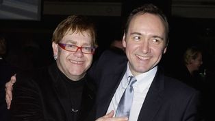 El cantante inglés Elton John y el actor norteamericano Kevin Spacey, acusado de abuso sexual.&nbsp;