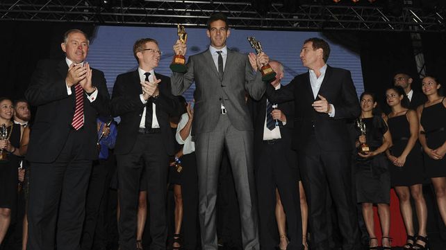 Se entregaron los premios Olimpia y Del Potro recibió el de oro