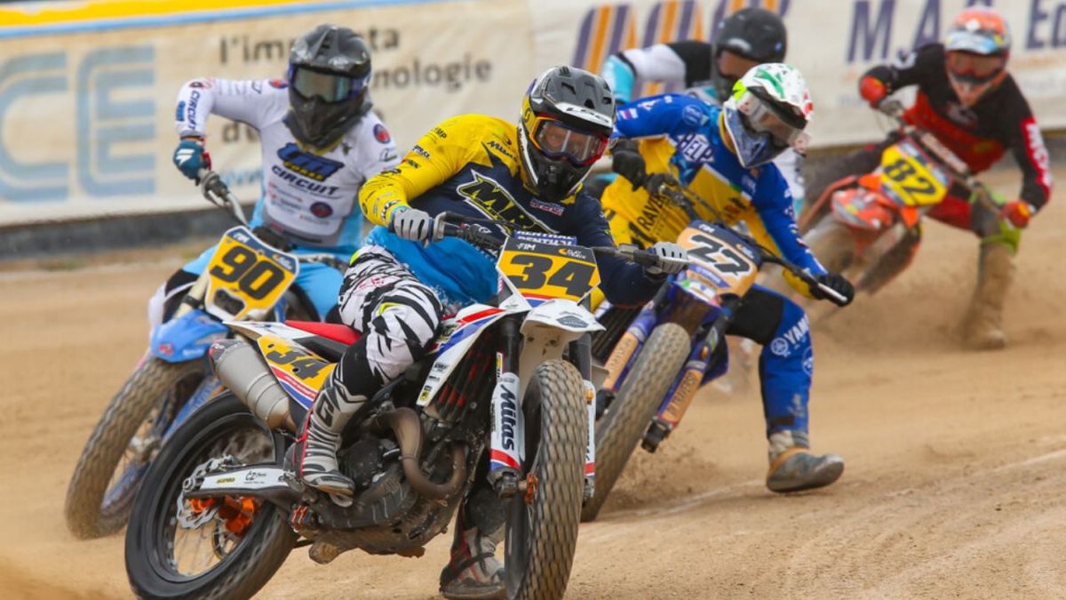 Totoras recibe la doble fecha final de un campeonato mundial de motociclismo: el Flat track