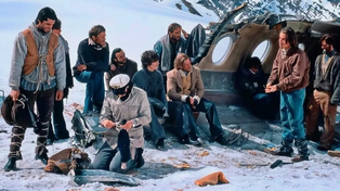Escena de la película Viven, basada en la tragedia de la cordillera de Los Andes