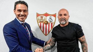 Jorge Sampoli arrancó su segunda etapa como DT de Sevilla