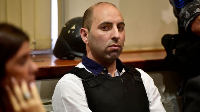 Mediodía del 29 de marzo de 2017. Luis Orlando Pollo Bassi minutos después de ser absuelto por el crimen de Claudio Pájaro Cantero.