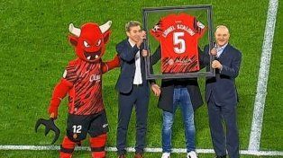 Lionel Scaloni recibió un regalo&nbsp;