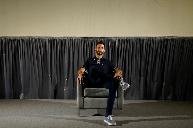 Kevin Paladini, titular de Cines del Centro, dentro del Shopping del Siglo.