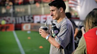 Cóccaro no podrá ser opción en ataque para Newells en el clásico de mañana.&nbsp; 
