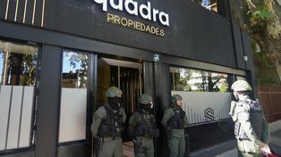 Lavado de dinero: Gendarmería allanó una inmobiliaria de Oroño y el río