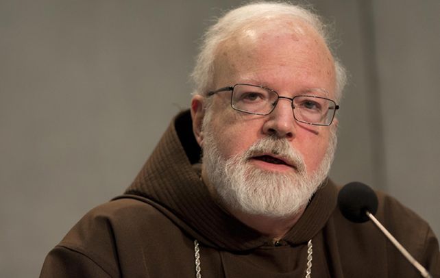 Vocero. El cardenal estadounidense Sean O’Malley formuló el anuncio.
