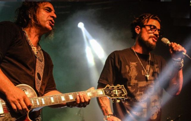 Osvaldo cumplió su sueño de rockstar.