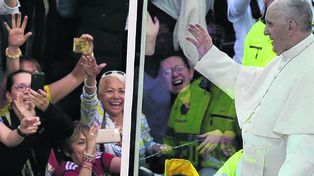 El Papa llegó a Colombia en plan de reconciliar al país