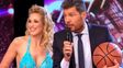 Alina Moine le ganó a Marcelo Tinelli en la competencia de básquet.