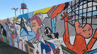 Los murales expresan la voz de los movimientos sociales, las comunidades y sus instituciones, sostuvo el ministro Llonch.