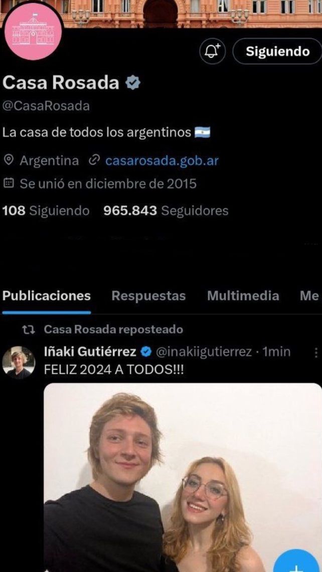 Más cambios en el gobierno: desplazan a Iñaki Gutiérrez del manejo de las redes sociales