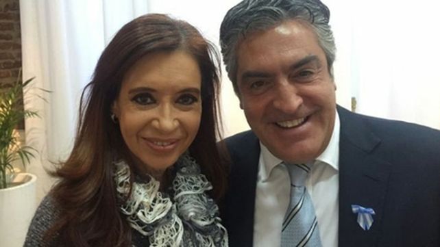 La ex presidenta Cristina y su representante legal