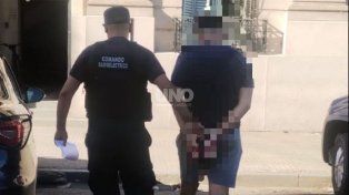 El delincuente detenido por el robo del celular en barrio Mariano Comas