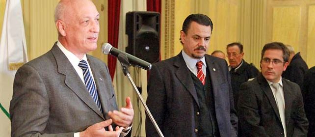 Bonfatti agasajó ayer en la sede Rosario de la Gobernación a los trabajadores de prensa por el Día del Periodista