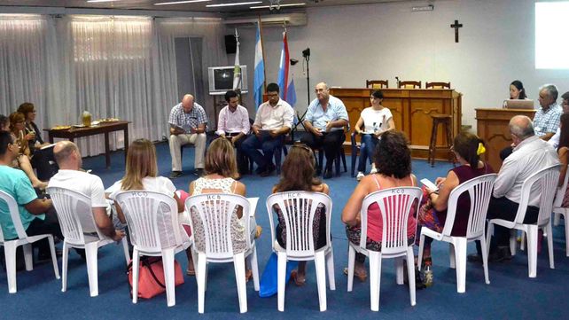 Reunión. Plantearon los primeros lineamientos a seguir.