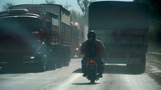 Por la cantidad de camiones que la circulan, la ruta 91 se vuelve extremadamente peligrosa.