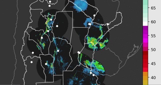 El radar no genera datos.