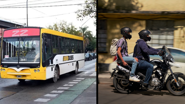 Las apps de viajes en moto también acechan al transporte por colectivo: cayó un 5% la cantidad de pasajeros
