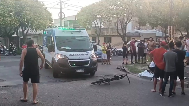 La esquina de Montevideo y Garzón tras el crimen de Lucas Piaggio