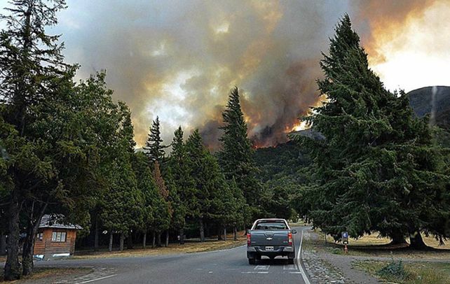El parque nacional Los Alerces la semana pasada