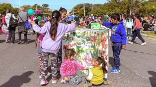 Cientos de niños y niñas disfrutaron las actividades del Festival de la Gurisada por el Día de las infancias, en Paraná