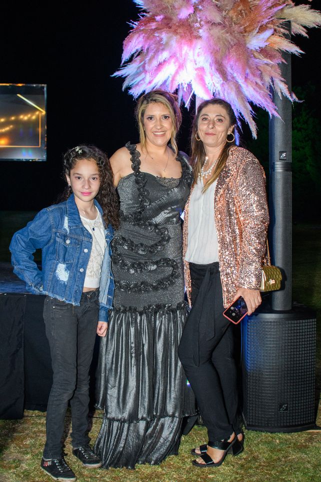 Adabel López, Claudia Pujato y Erica Gullo.  