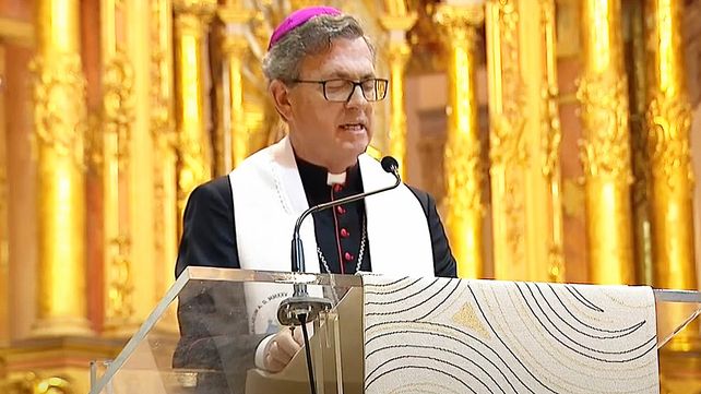 En el Te Deum Jorge García Cuerva advirtió sobre “el terrorismo en redes