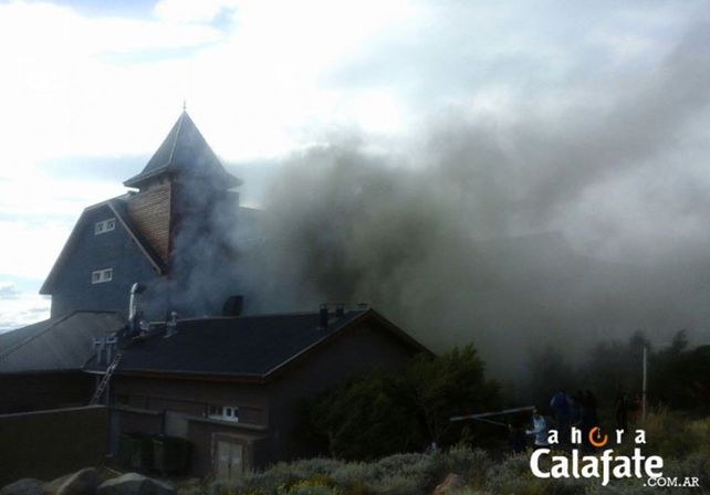 Calafate: incendio en un hotel de la familia Kirchner