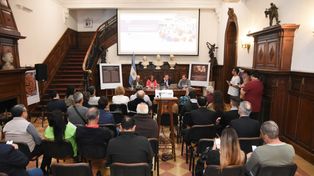 La presentación fue encabezada por Norma López, presidenta de la comisión.