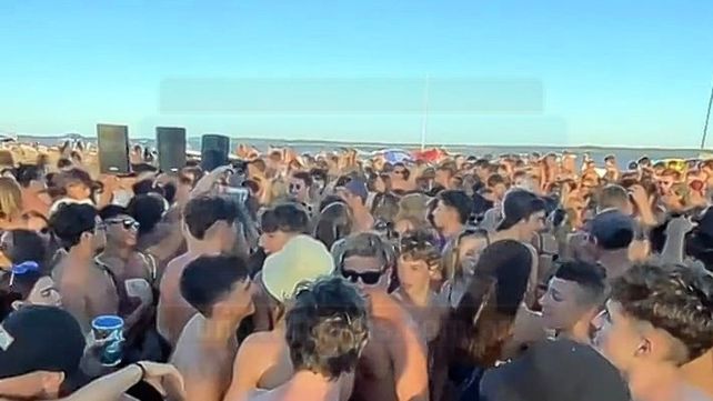 Sin tapabocas, ni gel: Igual que en Pinamar, pero en Paraná