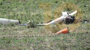 Un planeador cayó en un campo de Bolívar y su piloto perdió la vida