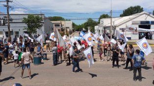 Los trabajadores de Fademi y el gremio se manifestaron a principios de noviembre.