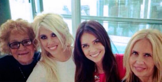 Los mensajes de Zaira y Wanda Nara por la muerte de su abuela Rosa