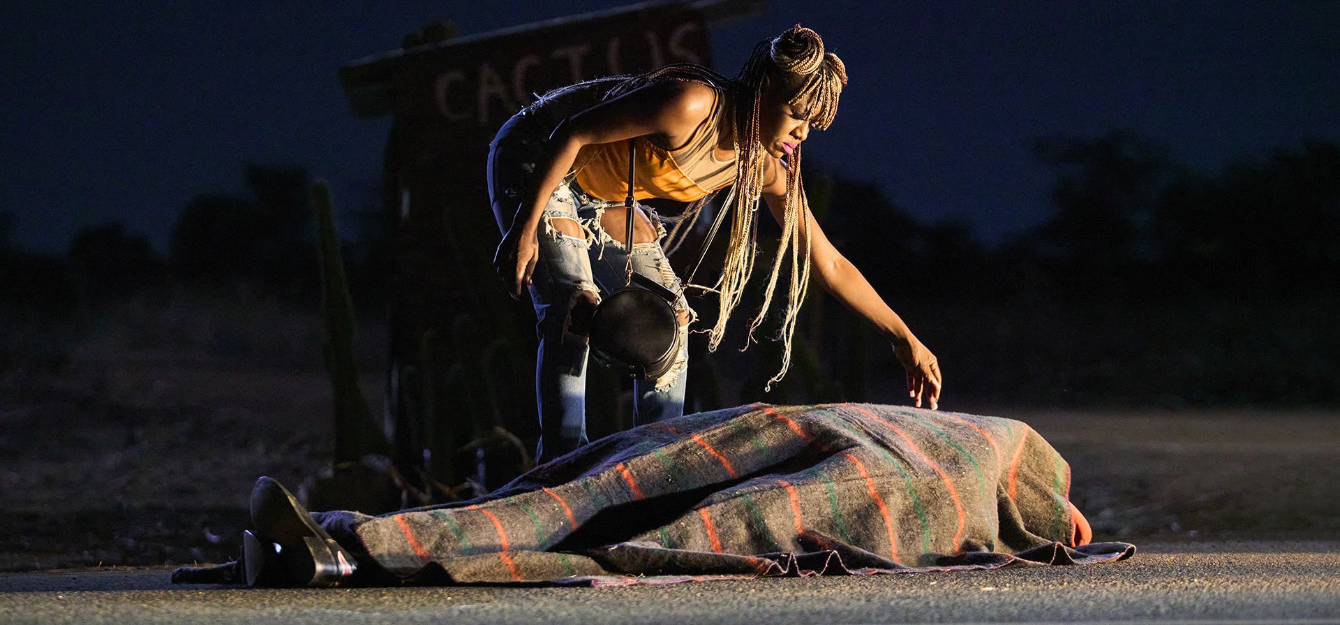Imagen difundida por A24 muestra a Elizabeth Chisela en una escena de Imagen difundida por A24 muestra a Elizabeth Chisela en una escena de