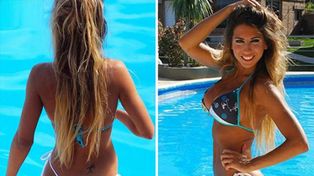 Un par de famosas testearon  la cola de Cinthia Fernández