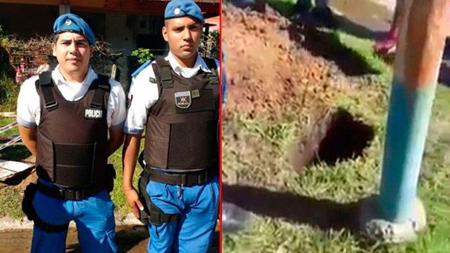 El video del rescate de una nena de 6 años que cayó en un pozo de dos metros