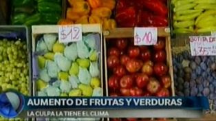 Se registró una fuerte suba de precios en verdulerías de la ciudad