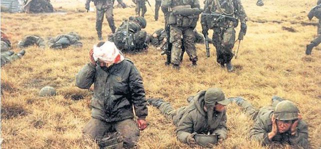 El combate en Ganso Verde se desató a una semana del desembarco inglés en San Carlos. 