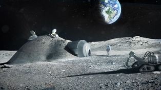 China presentó un simulador de colonia lunar de cara a futuras misiones