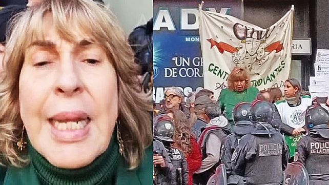Georgina Barbarossa denunció represión a los actores