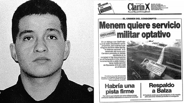 La muerte del soldado Carrasco, el caso que terminó con el servicio militar