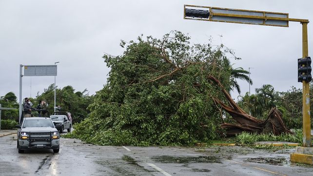 Impactantes imágenes del paso del huracán Delta por Cancún y Playa del Cármen