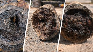 Oxidados, obstruidos y con un evidente deterioro: los caños centenarios de agua que se están reemplazando en Santa Fe