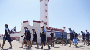 Central disfrutó de una tarde libre en medio del trajín en Chile