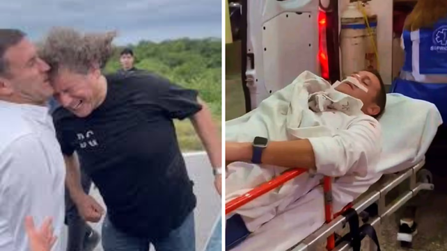 Federico Pelli sufrió una fractura de tabique nasal y traumatismo encefalocraneano tras el cabezazo