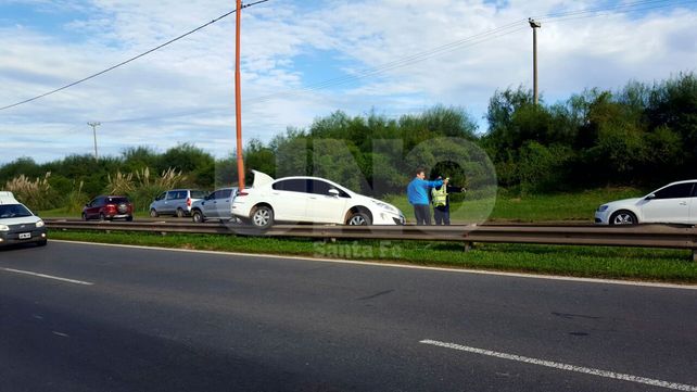Espectacular accidente en la Circunvalación Oeste