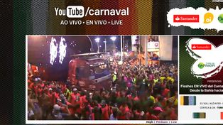 El Carnaval de Bah&iacute;a, en vivo por YouTube